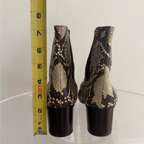 Isabel Marant Snakeskin heeled boots 39 - Picture 5 of 7